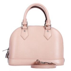 Louis Vuitton Alma BB Two-way Satchel in Pink Epi Leather with COA